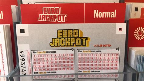 eurojackpot quoten dienstag.